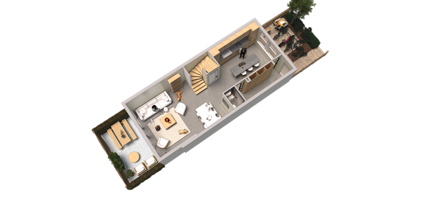 Floorplan - Fahrenheitstraat 128, 1097 PX Amsterdam